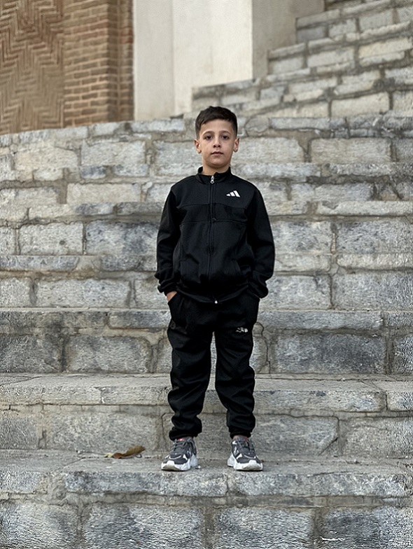 98 سویشرت و شلوار Adidas (مشکی) - Image 1